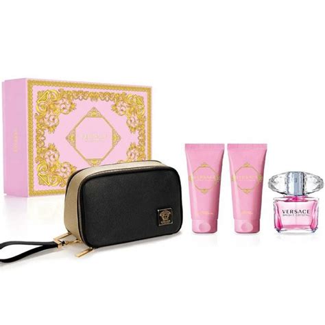 versace crystal bright gift set|Versace Bright Crystal with bag.